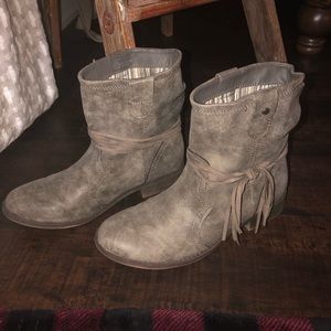 Grey Ankles Booties